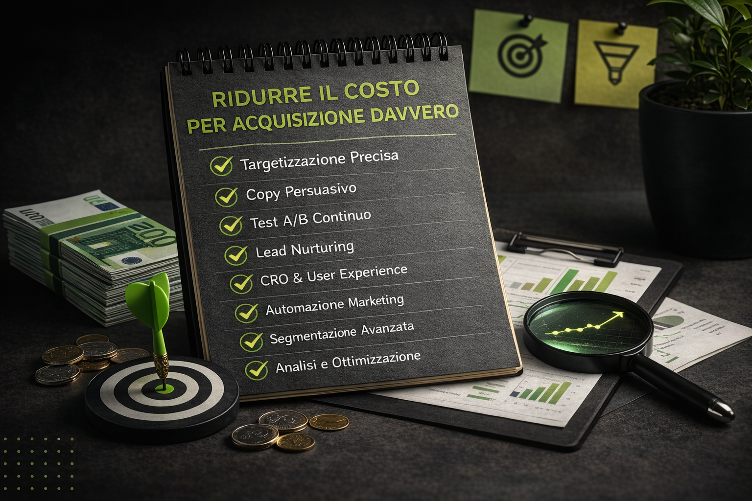 Come ridurre costo per acquisizione