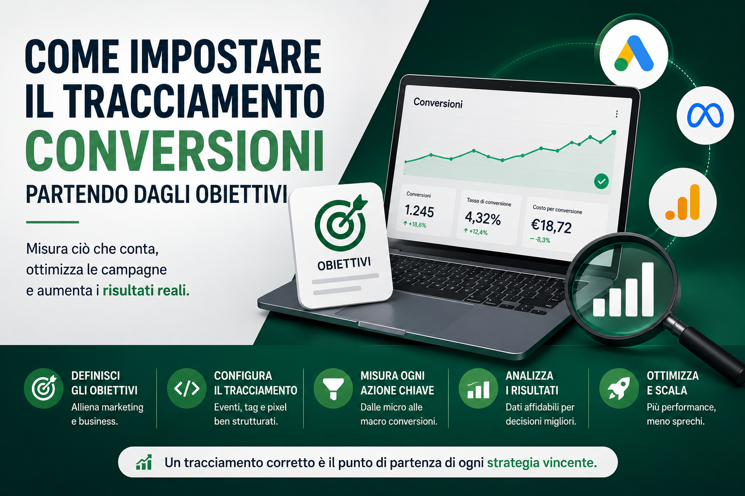 Come impostare tracciamento conversioni bene