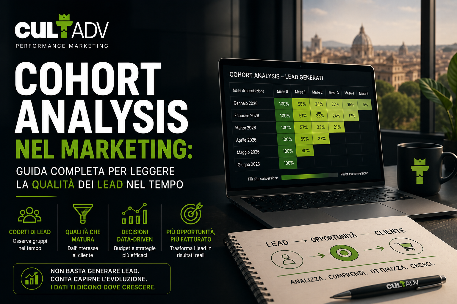 Cohort analysis nella lead generation: guida