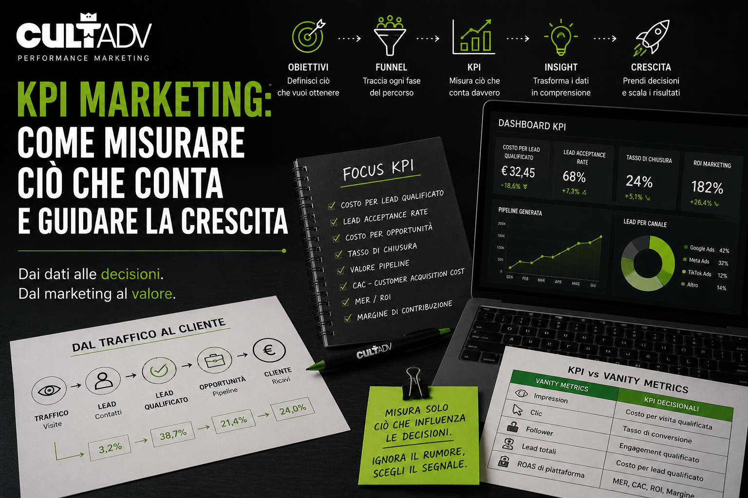 KPI marketing: quali misurare per capire se il marketing sta creando valore