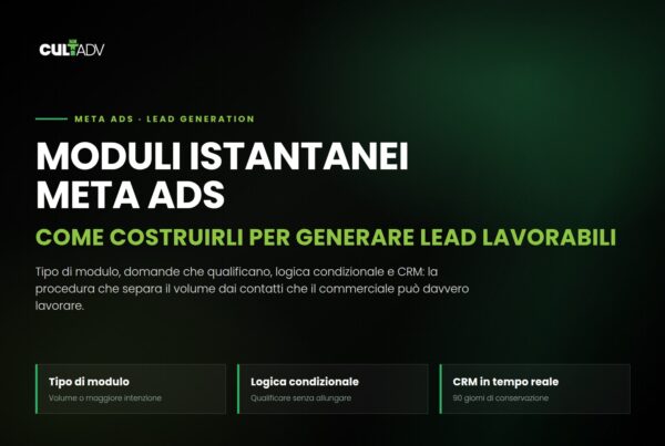 moduli istantanei meta ads facebook ads