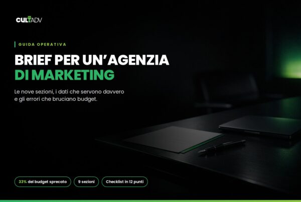 brief per un'agenzia di marketing