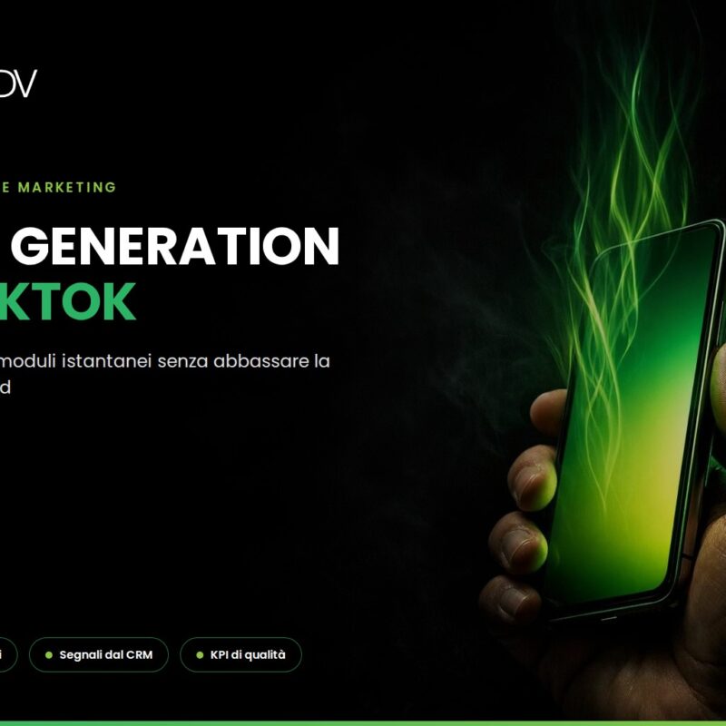 lead generation su tiktok