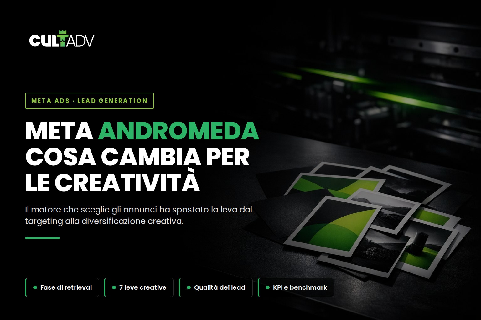 Meta Andromeda: cosa cambia per le creatività delle campagne lead generation