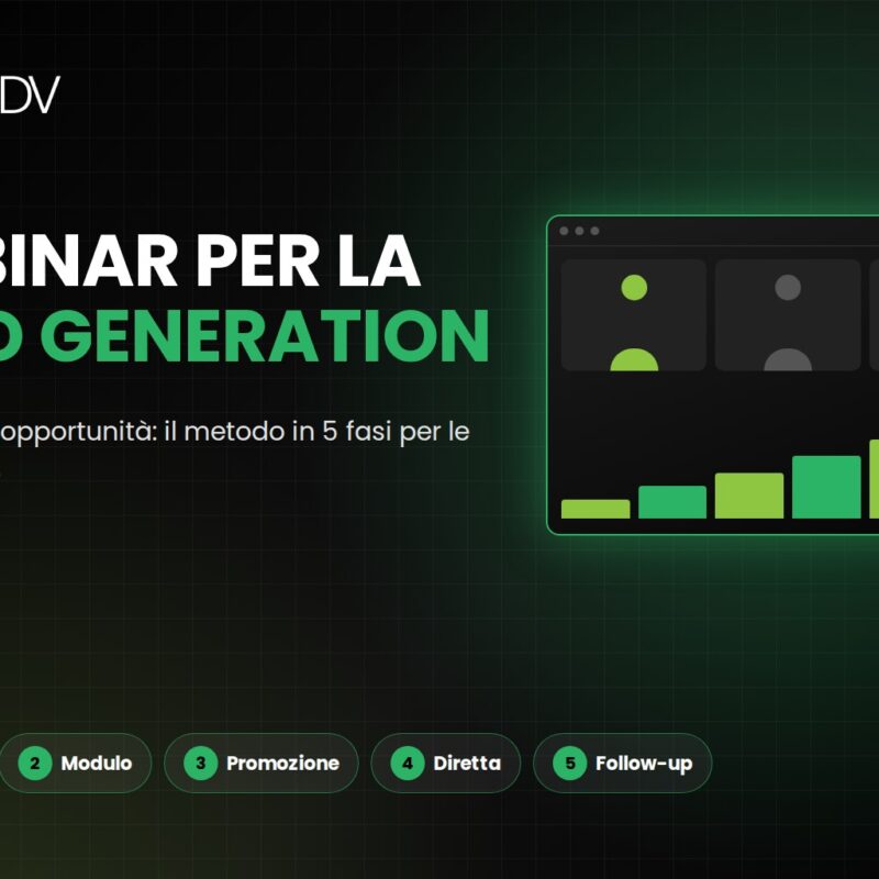 Webinar per la lead generation B2B: come progettarli per generare opportunità commerciali