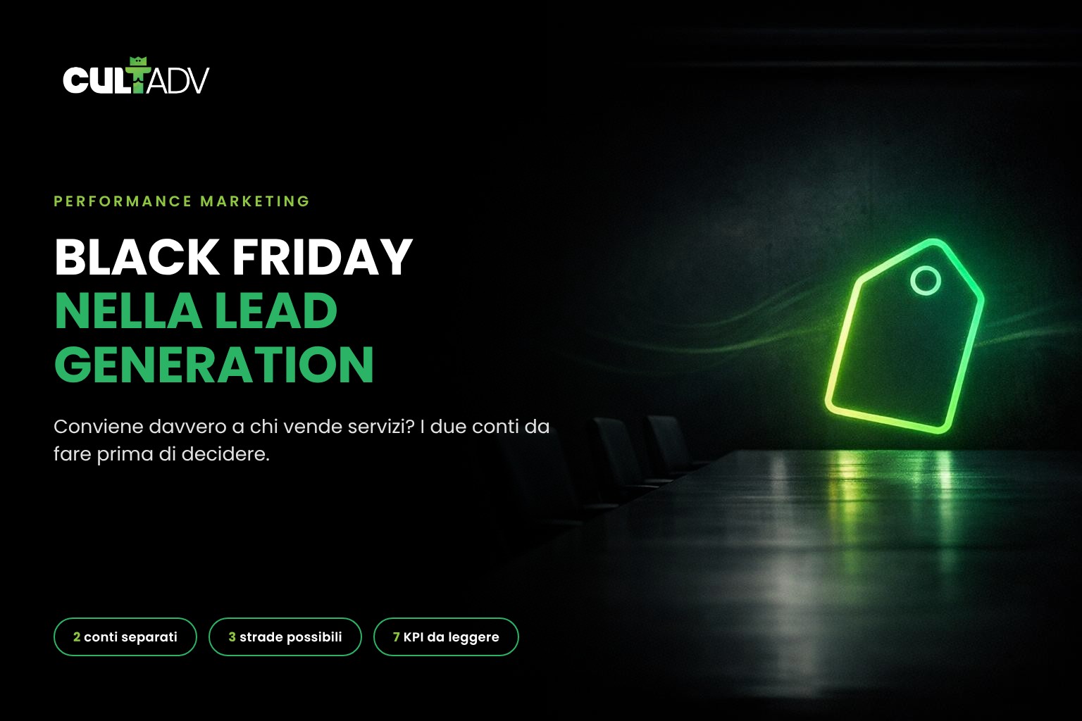 Black Friday nella lead generation: conviene davvero a chi vende servizi?