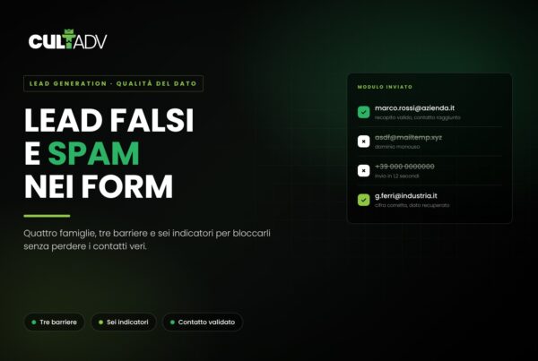 lead falsi e spam nei form