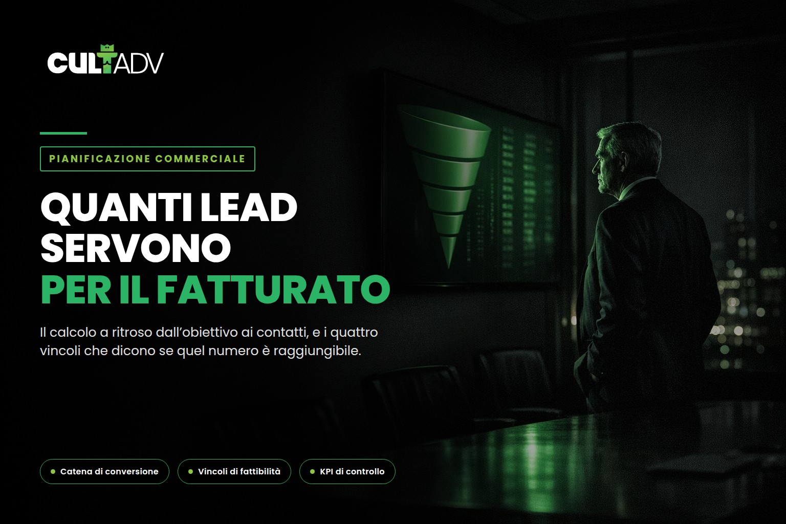 Quanti lead servono per raggiungere l’obiettivo di fatturato: il calcolo a ritroso